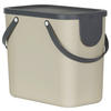 Rotho Abfalleimer ALBULA Cappuccino B/H/L: ca. 23,5x34x40 cm ALBULA - Cappuccino (40,00/23,50/34,00cm) - Rotho