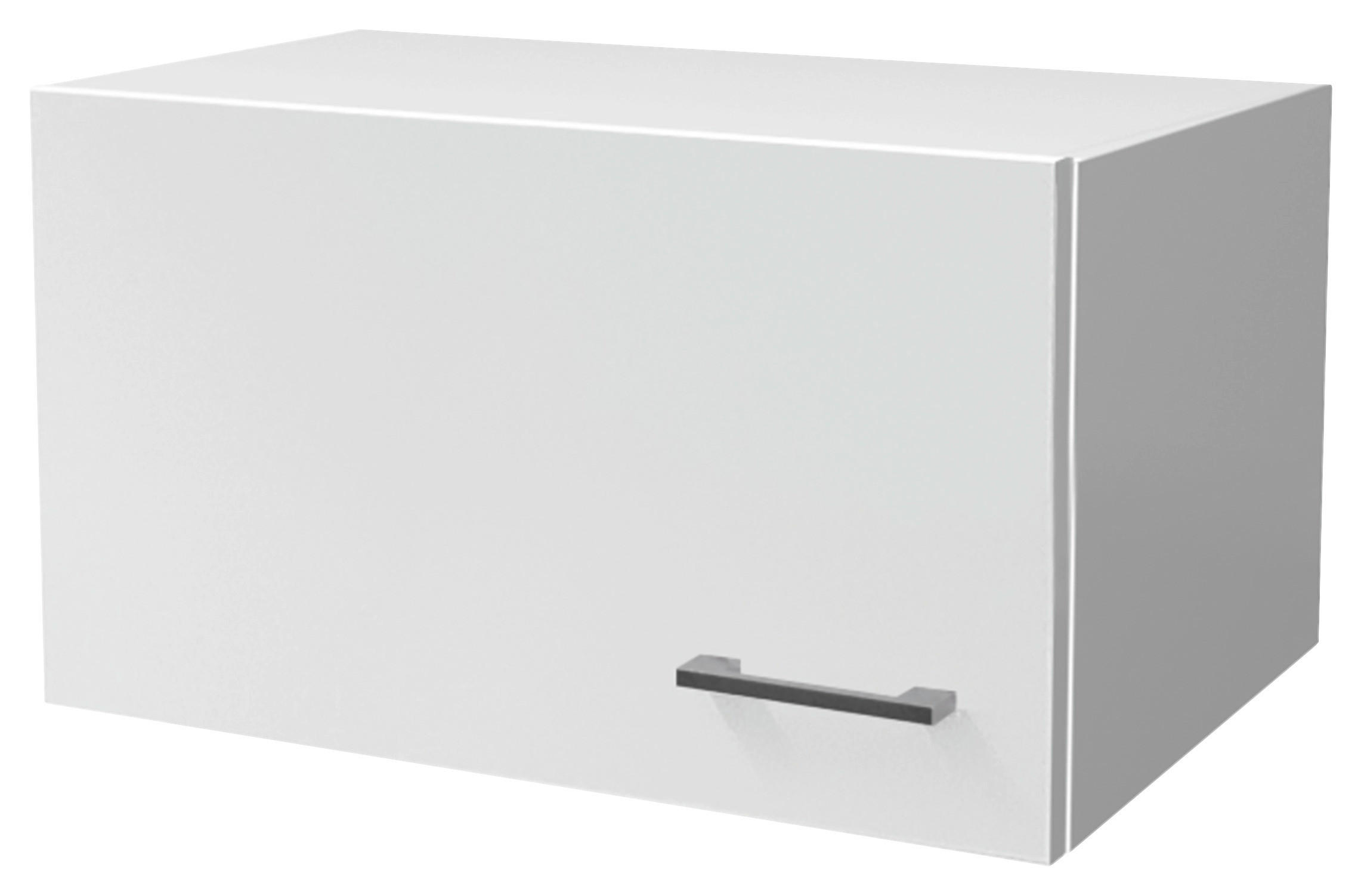 Flex-Well Hängeschrank Lucca weiß matt B/H/T: ca. 60x32x32 cm Lucca - weiß/Alu (60,00/32,00/32,00cm) - Flex-Well