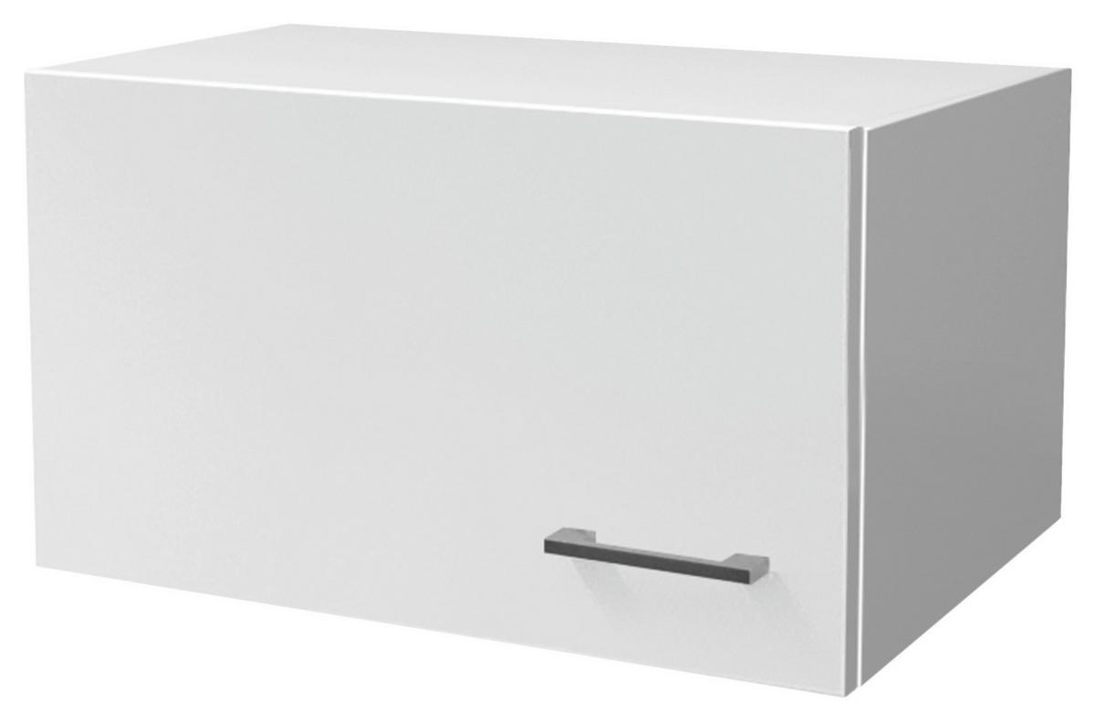 Flex-Well Hängeschrank Lucca weiß matt B/H/T: ca. 60x32x32 cm Lucca - weiß/Alu (60,00/32,00/32,00cm) - Flex-Well