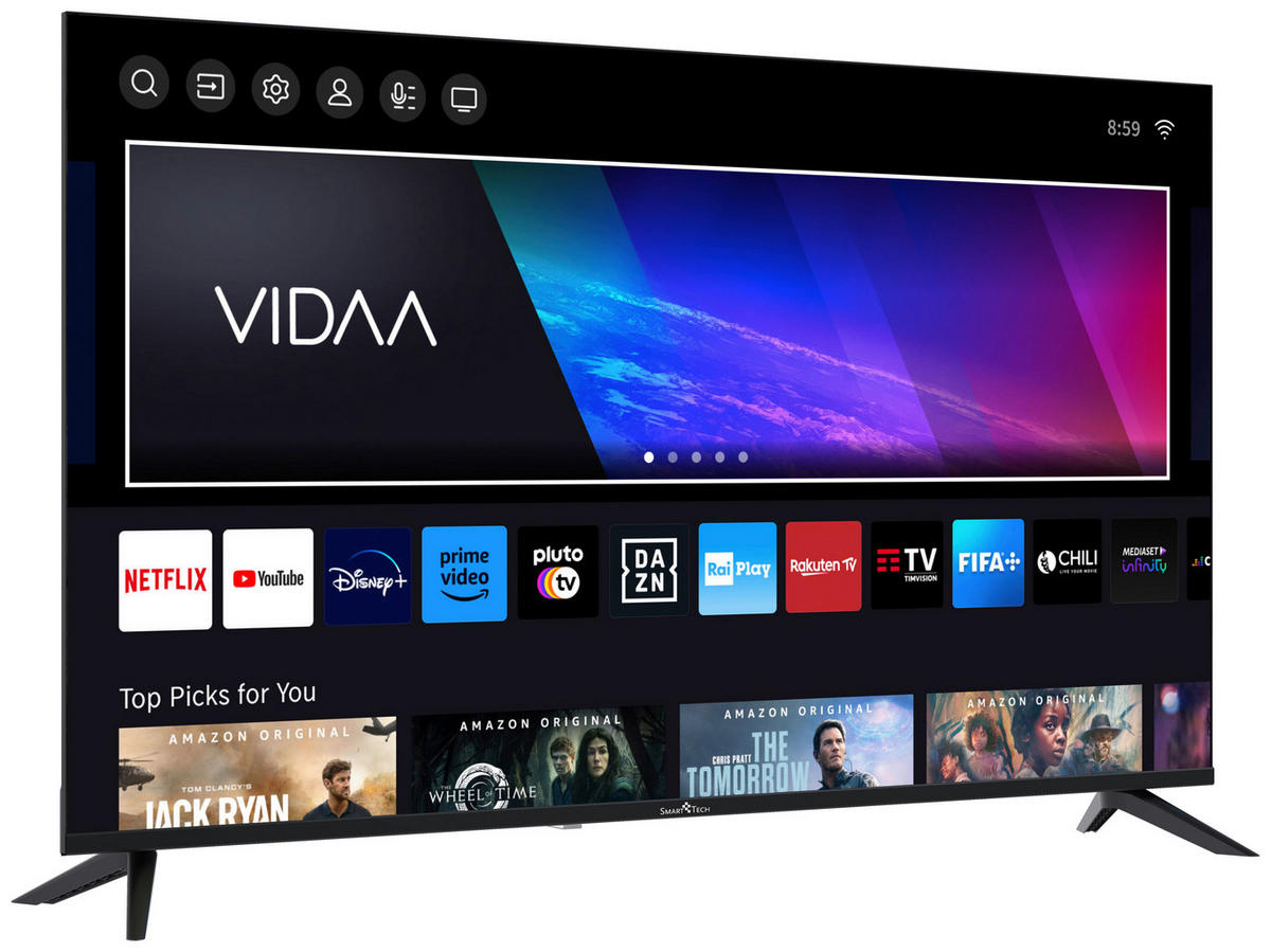 Smart-Tech LED-TV 50UV10V1 D: ca. 126 cm LED-TV_50"_4K_50UV10V1_SmartTech - (126,00cm) - Smart-Tech