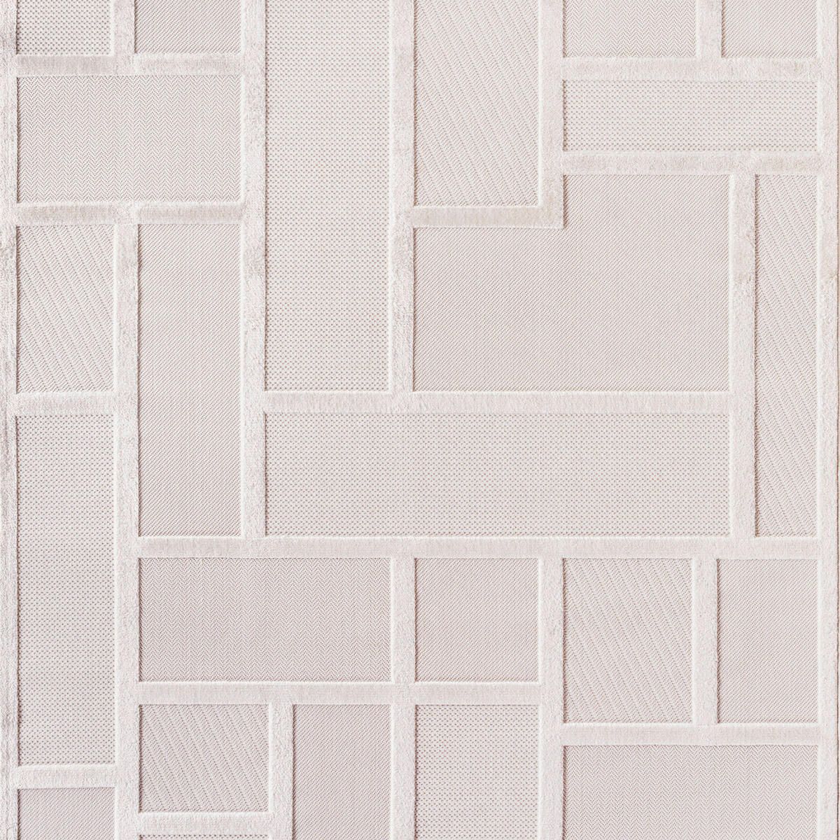 Ayyildiz Kurzflorteppich DOHA creme B/L: ca. 80x150 cm DOHA - creme (80,00/150,00cm) - Ayyildiz