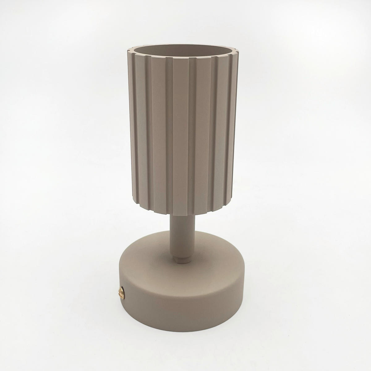 Lamkur Wandleuchte beige Stahl B/H/L: ca. 8x16x8 cm GU10 1 Brennstellen Prisma - beige (8,00/8,00/16,00cm) - Lamkur