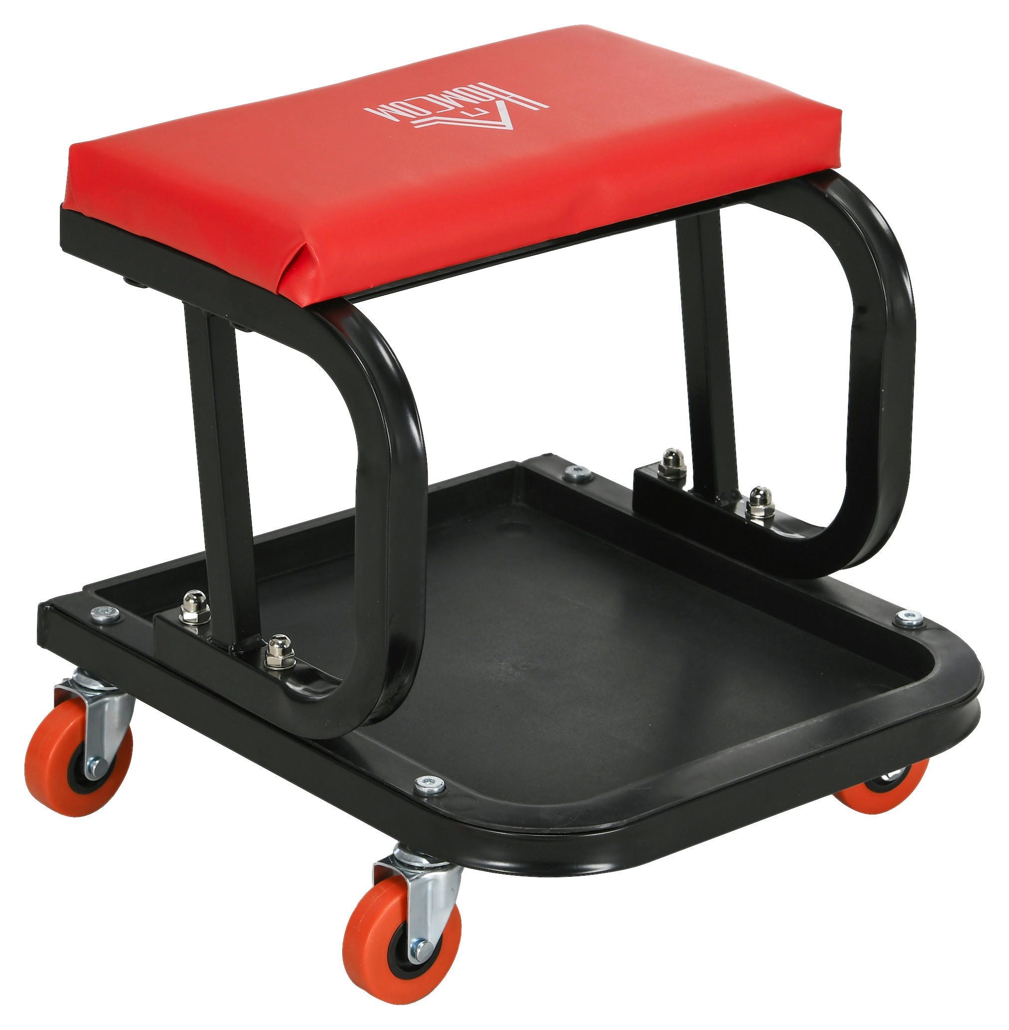 Werkstatthocker rot B/H/L: ca. 35x37x38 cm Werkstatthocker - rot (38,00/35,00/37,00cm) - HOMCOM