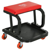 Werkstatthocker rot B/H/L: ca. 35x37x38 cm Werkstatthocker - rot (38,00/35,00/37,00cm) - HOMCOM