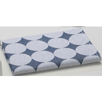 Geschirrtuch Geschirrtuch 50x70cm Kreise - blau (50,00/70,00cm)