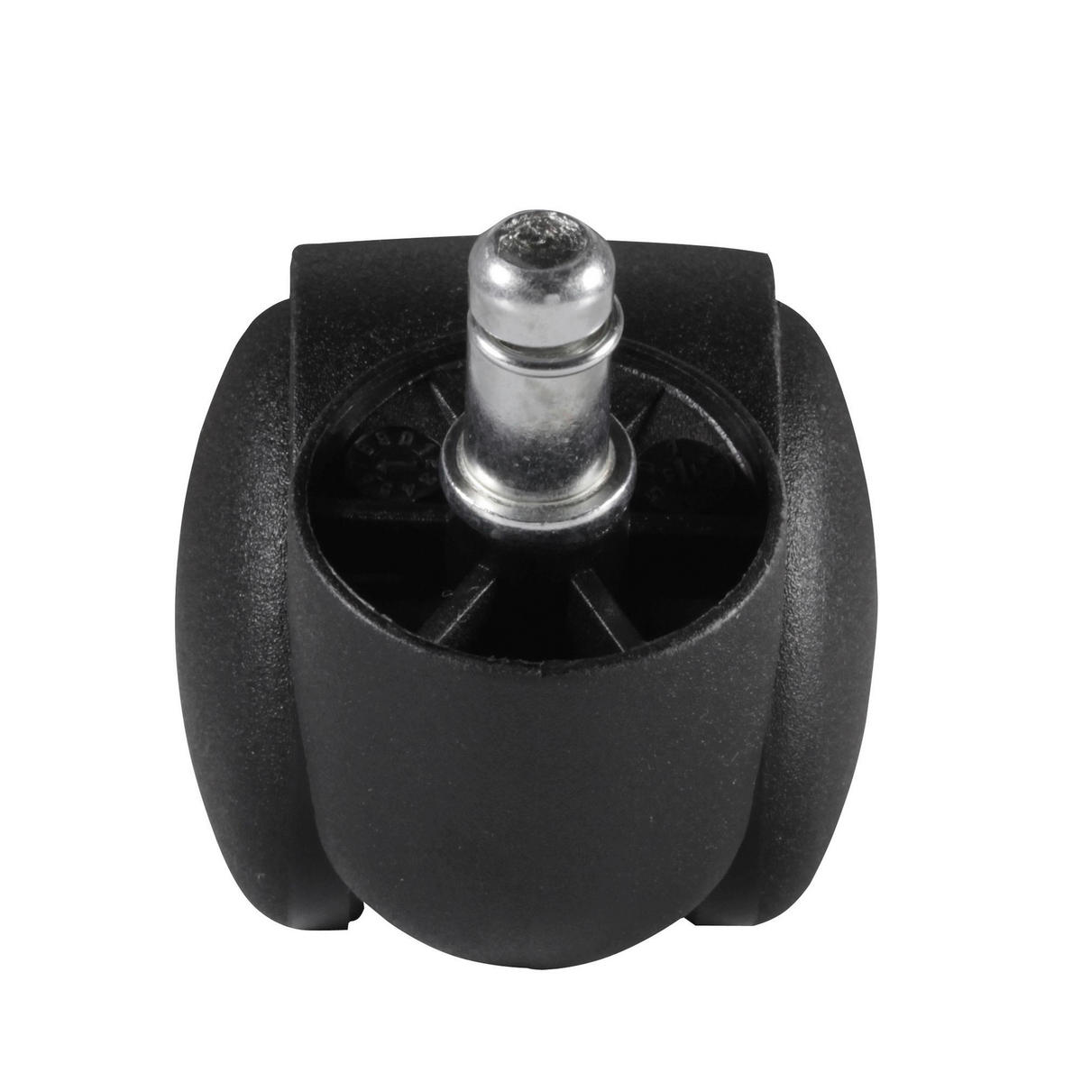 Zubehör schwarz Kunststoff B/H/T: ca. 5x5x5 cm Teppichbodenrollen - schwarz (5,00/5,00/5,00cm) - Amstyle