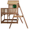AXI Spielhaus Liam braun B/H/L: ca. 541x291x277 cm Liam - braun/grün (277,00/541,00/291,00cm) - AXI