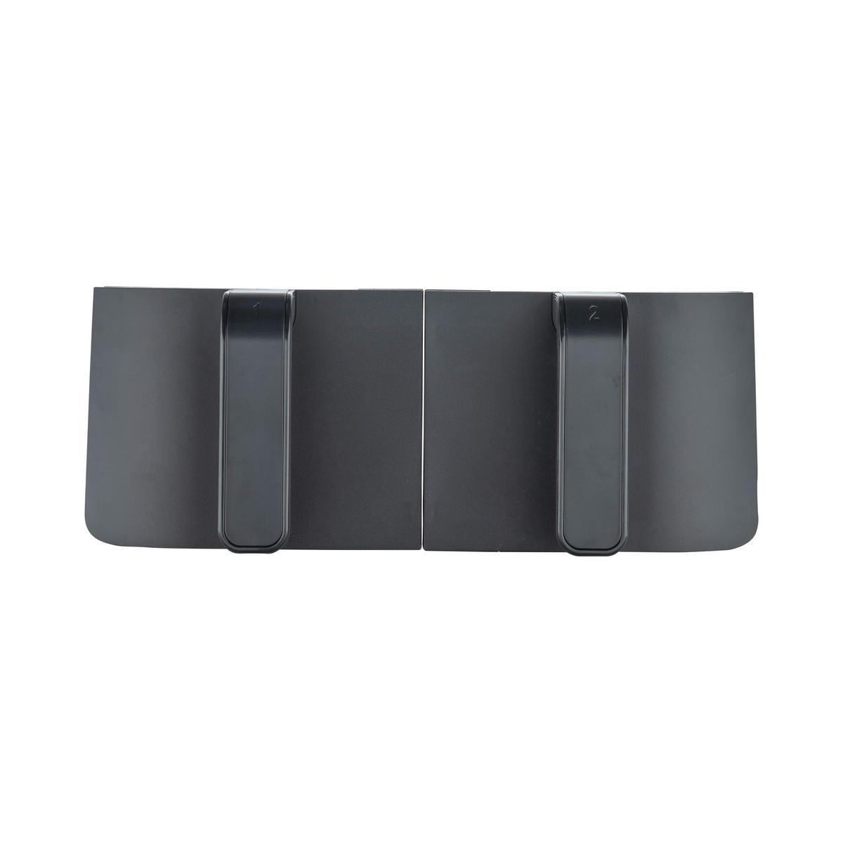 SWISS HOME Doppel-Heißluftfritteuse SH-6931 schwarz Kunststoff B/H/L: ca. 24x28x32 cm ca. 3 l BLACK DARK - schwarz (32,00/24,00/28,00cm) - SWISS HOME