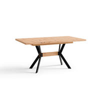 Tisch BREMEN Eiche Artisan Nachbildung B/H/T: ca. 160x75x90 cm BREMEN - Eiche/schwarz (160,00/75,00/90,00cm) - byLIVING