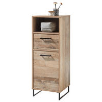 Badkommode Roof Old Wood Nachbildung B/H/T: ca. 38x102x37 cm Roof - (38,00/102,00/37,00cm)