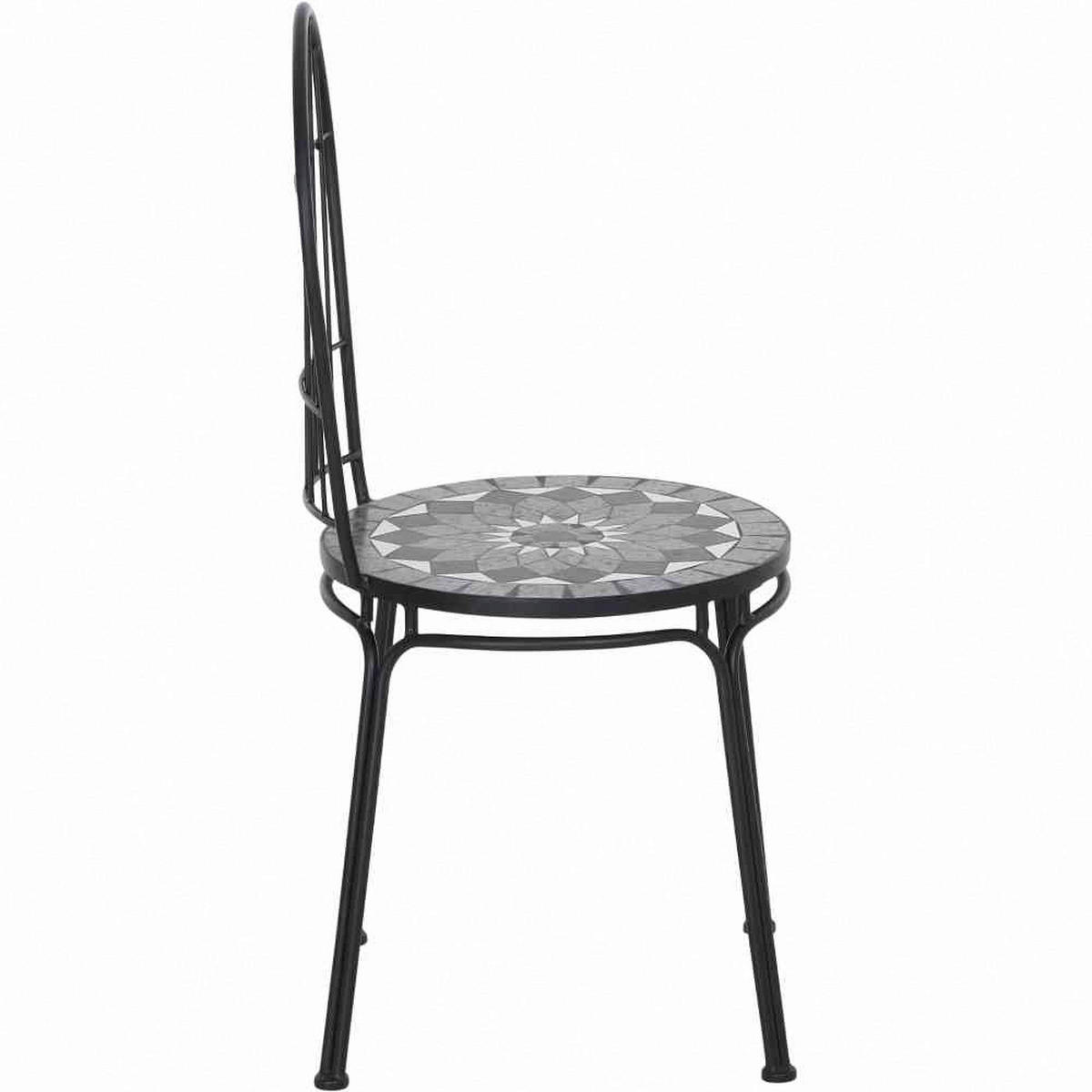 Gardamo Stapelstuhl COMO schwarz Stahl COMO - schwarz - Gardamo