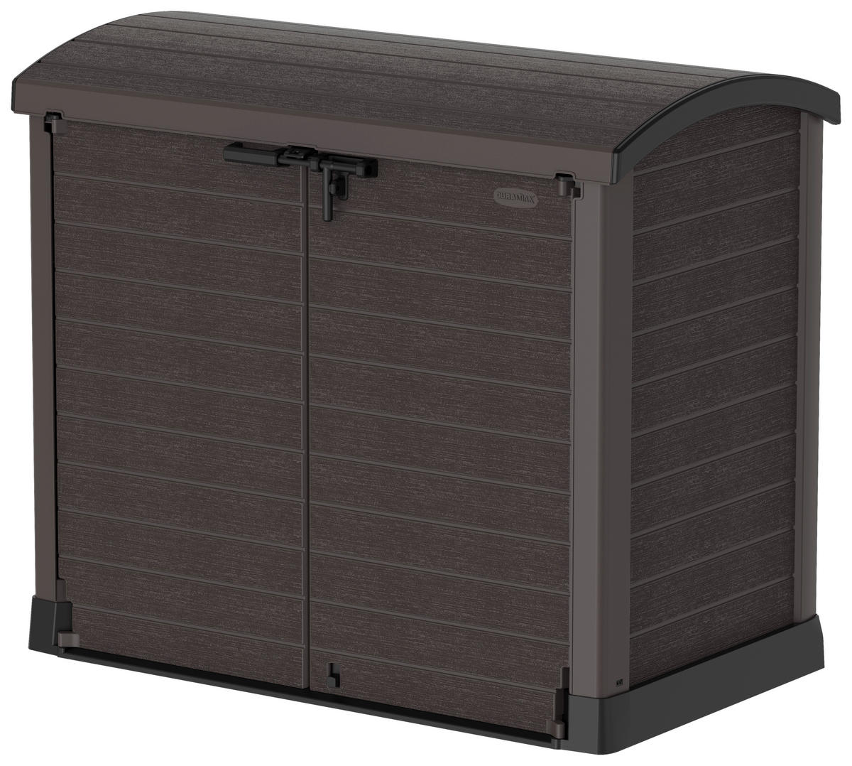 VCM Mülltonnenbox 2er StoreAway braun Kunststoff B/H/L: ca. 145x125x83 cm StoreAway - braun (83,00/145,00/125,00cm) - VCM