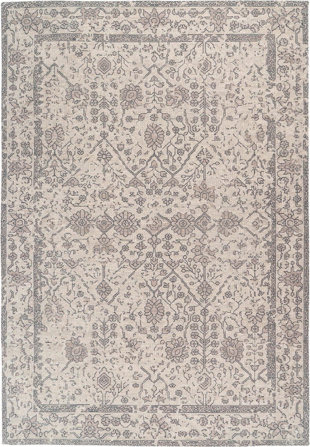 Kayoom Flachflorteppich Perry 125 creme B/L: ca. 160x230 cm Perry 125 - creme (160,00/230,00cm) - Kayoom