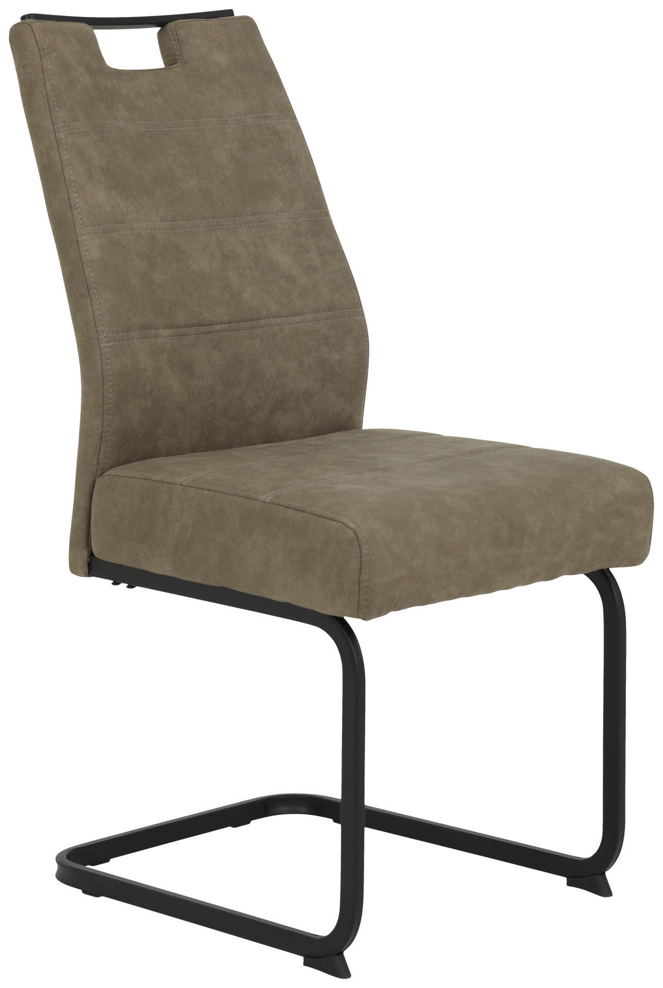 Schwingstuhl Kerstin schlamm Vintage B/H/T: ca. 49x100x61 cm Kerstin - schlamm/schwarz (49,00/100,00/61,00cm)