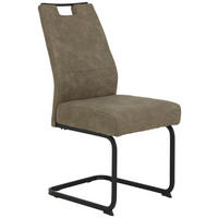 Schwingstuhl Kerstin schlamm Vintage B/H/T: ca. 49x100x61 cm Kerstin - schlamm/schwarz (49,00/100,00/61,00cm)