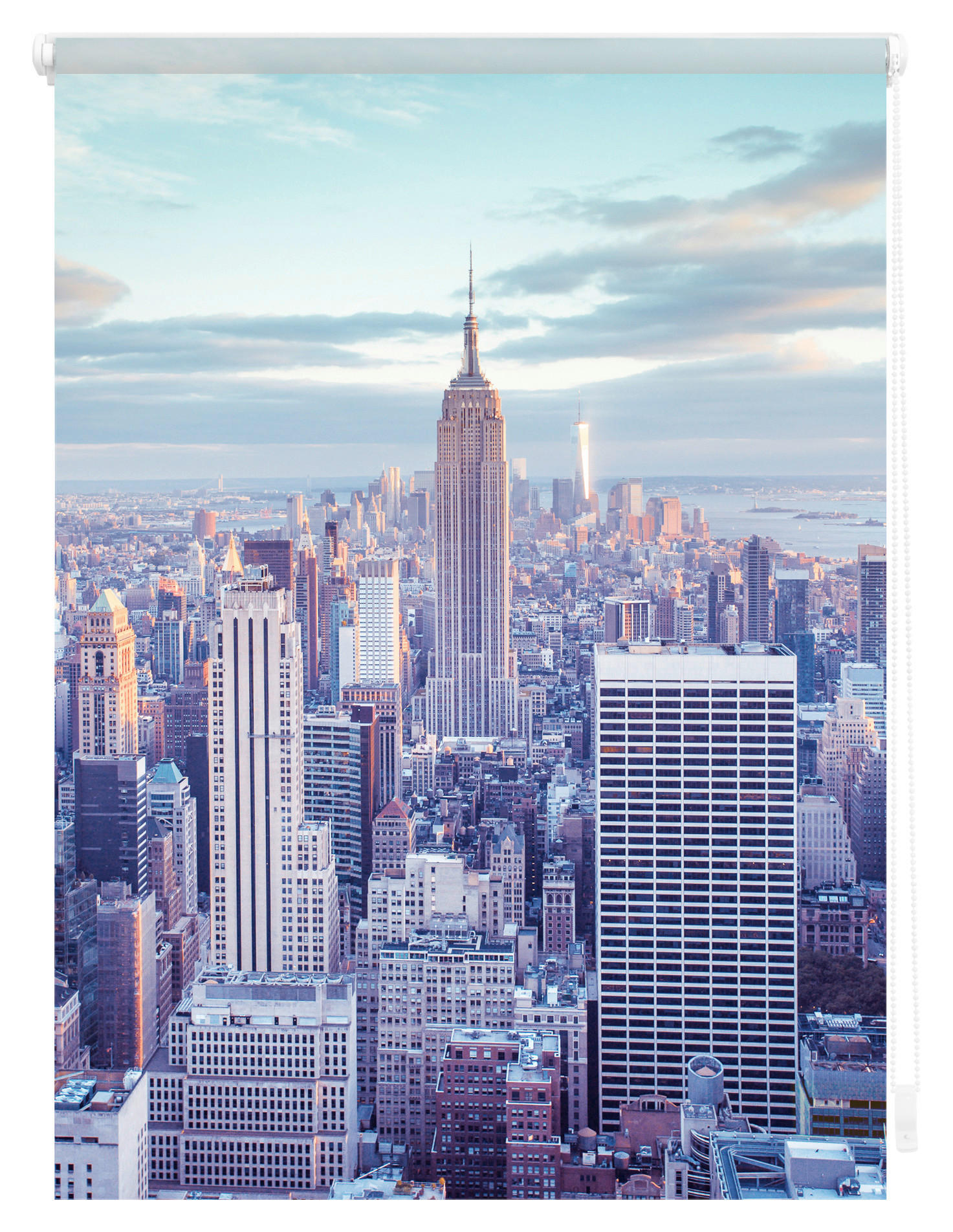 Thumbnail - LICHTBLICK Rollo New York blau B/L: ca. 90x150 cm