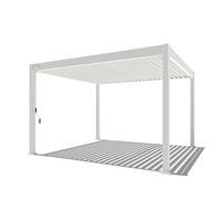 PergoLine Pergola Superior weiß Aluminium B/H/L: ca. 400x255x360 cm Superior - weiß (360,00/400,00/255,00cm) - PergoLine
