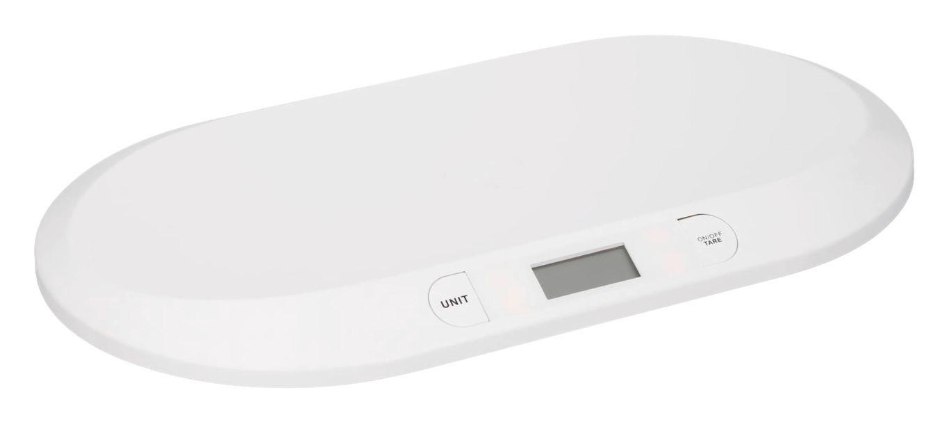 Grundig Digitale Babywaage weiß B/H/L: ca. 32,5x3,5x55 cm Babywaage 06978 - weiß (55,00/32,50/3,50cm) - Grundig