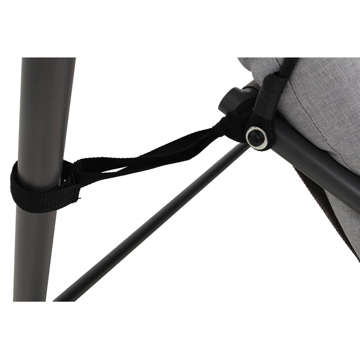 POCOline Hollywoodschaukel hellgrau Stahl B/H/L: ca. 151x195x220 cm Hollywoodschaukel - hellgrau/dunkelgrau (220,00/151,00/195,00cm) - POCOline