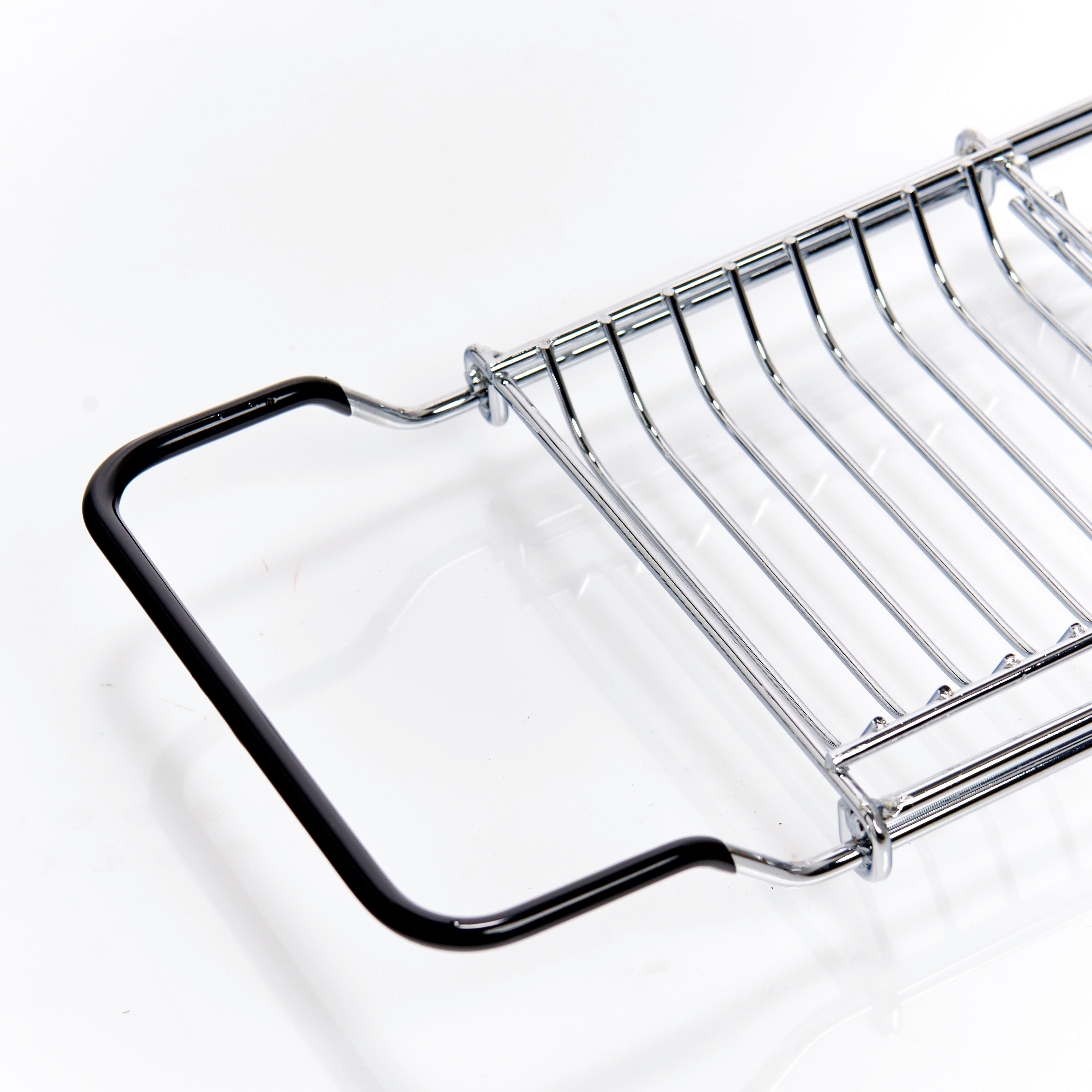 Thumbnail - Badewannenablage silber Metall B/H/L: ca. 16x4x66 cm