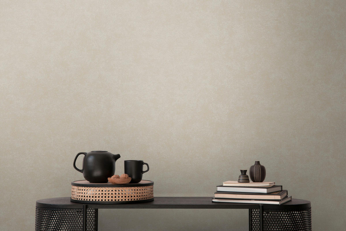 A.S.Creation Vliestapete beige B/H/D: ca. 53x1005x10,2 cm Vliestapete - beige (10,20/1005,00cm) - A.S.Creation