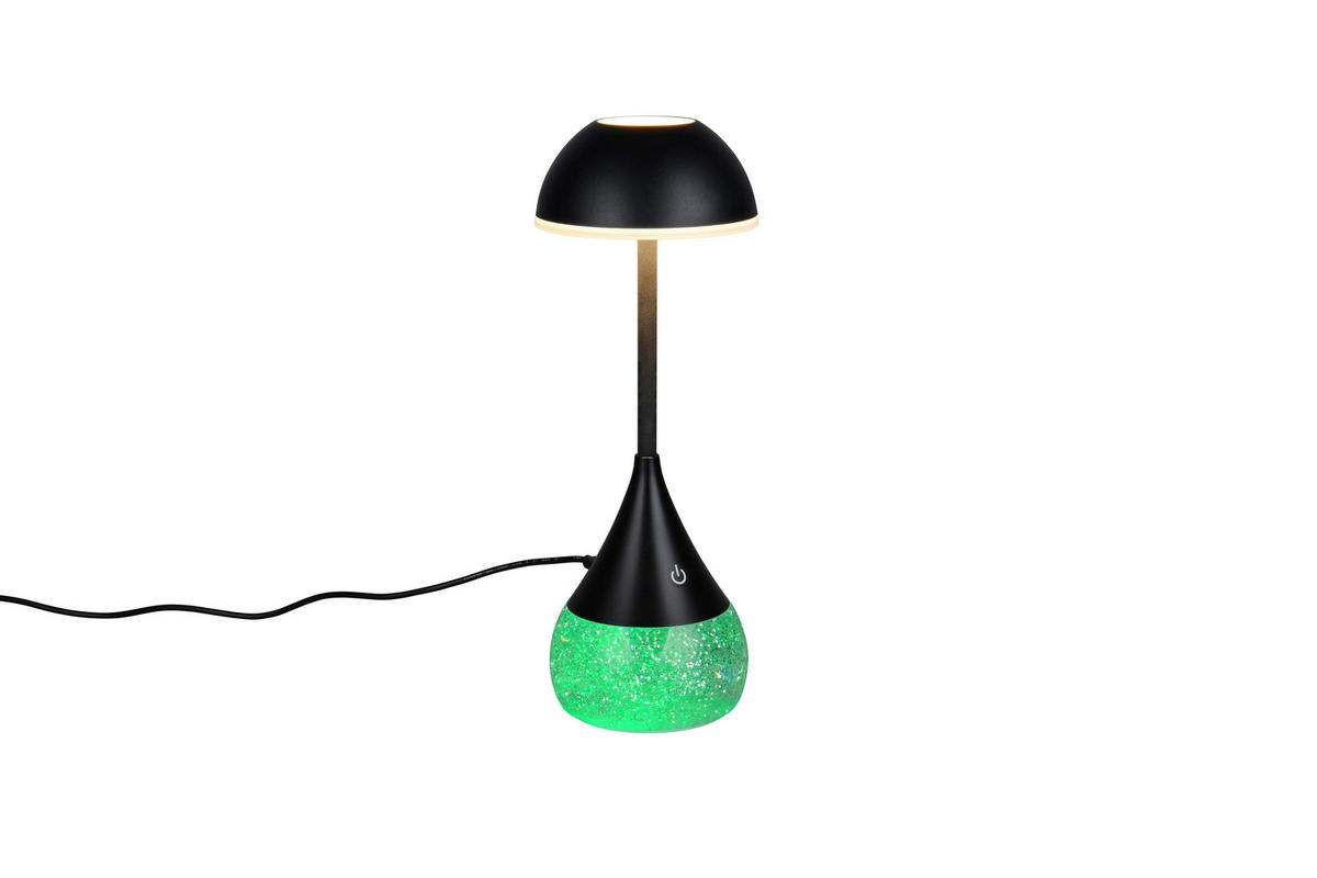 Reality Leuchten LED-Tischleuchte schwarz Kunststoff B/L: ca. 11x28,3 cm LED-Tischleuchte_Tembo - schwarz (11,00/28,30cm) - Reality Leuchten