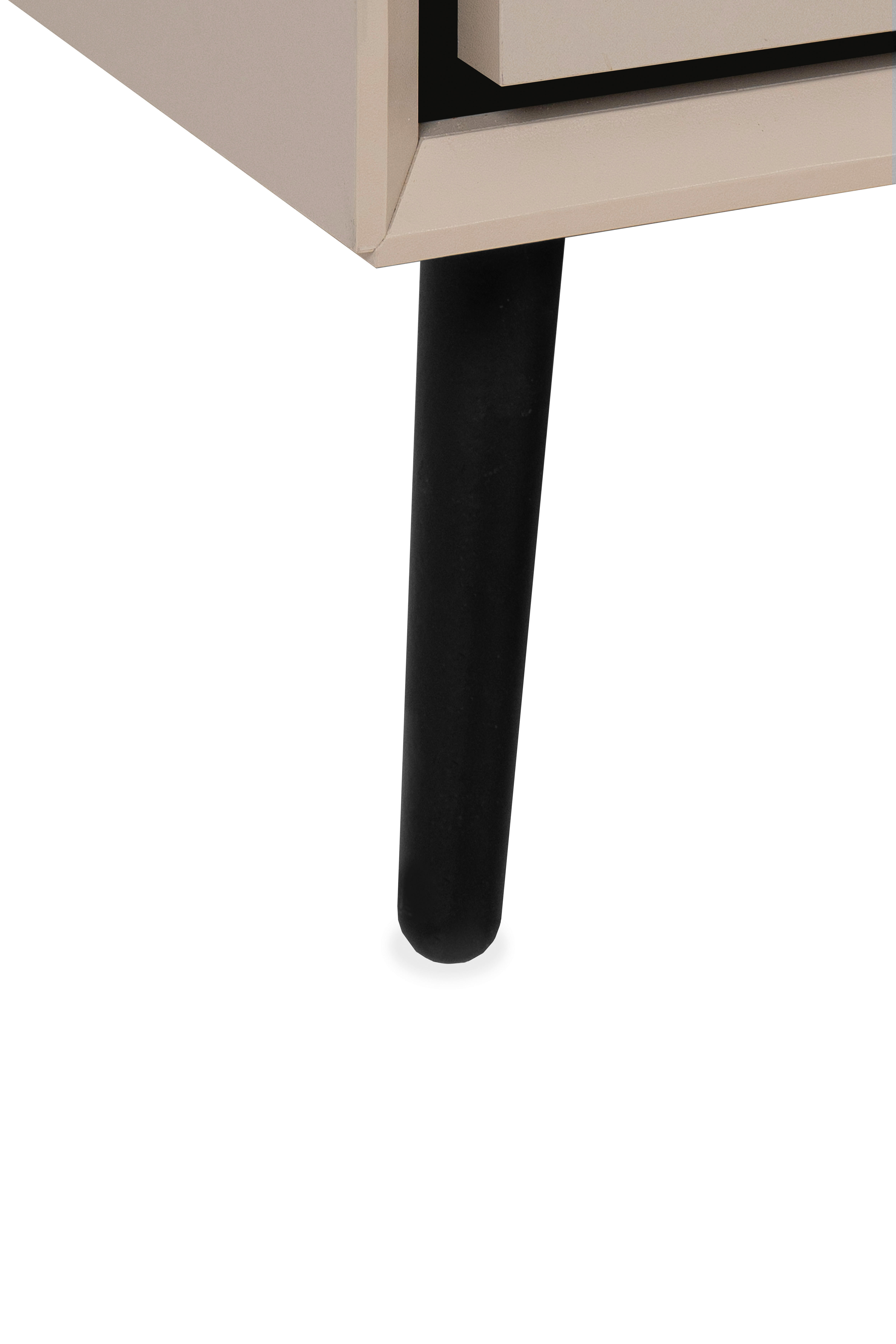 Couchtisch Arona sand schwarz B/H/T: ca. 94x40x55 cm Arona - sand/schwarz (94,00/40,00/55,00cm)