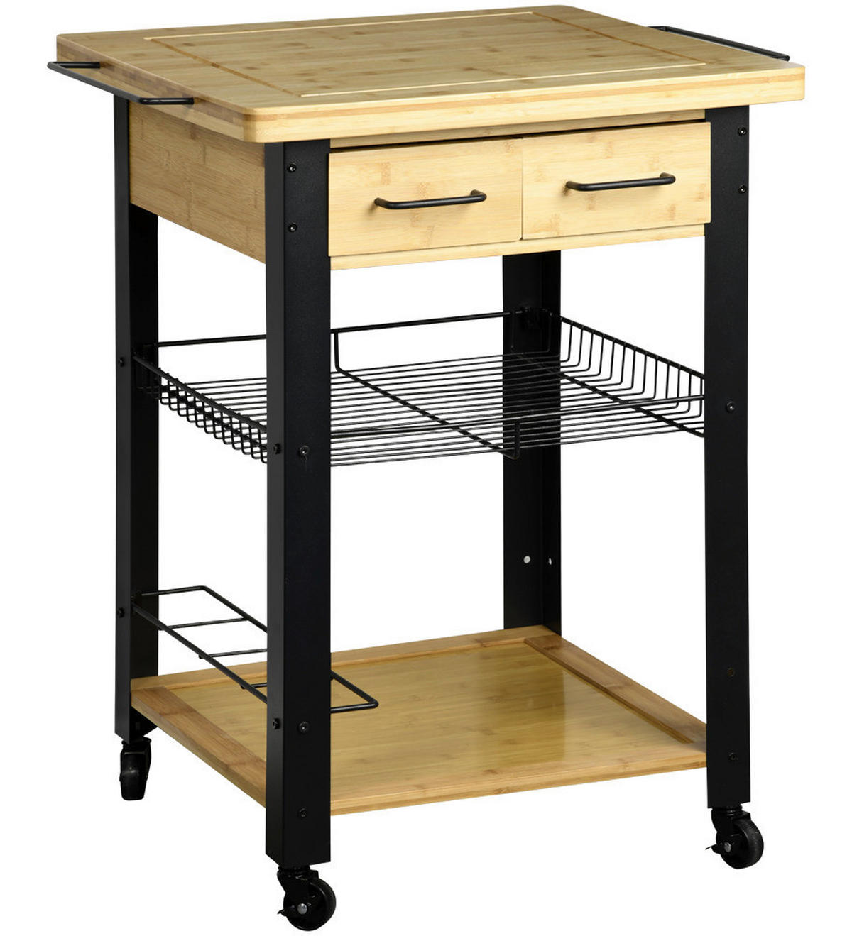 Kesper Küchenwagen natur Eiche B/H/T: ca. 71x88x60 cm Küchenwagen - natur (71,00/88,00/60,00cm) - Kesper