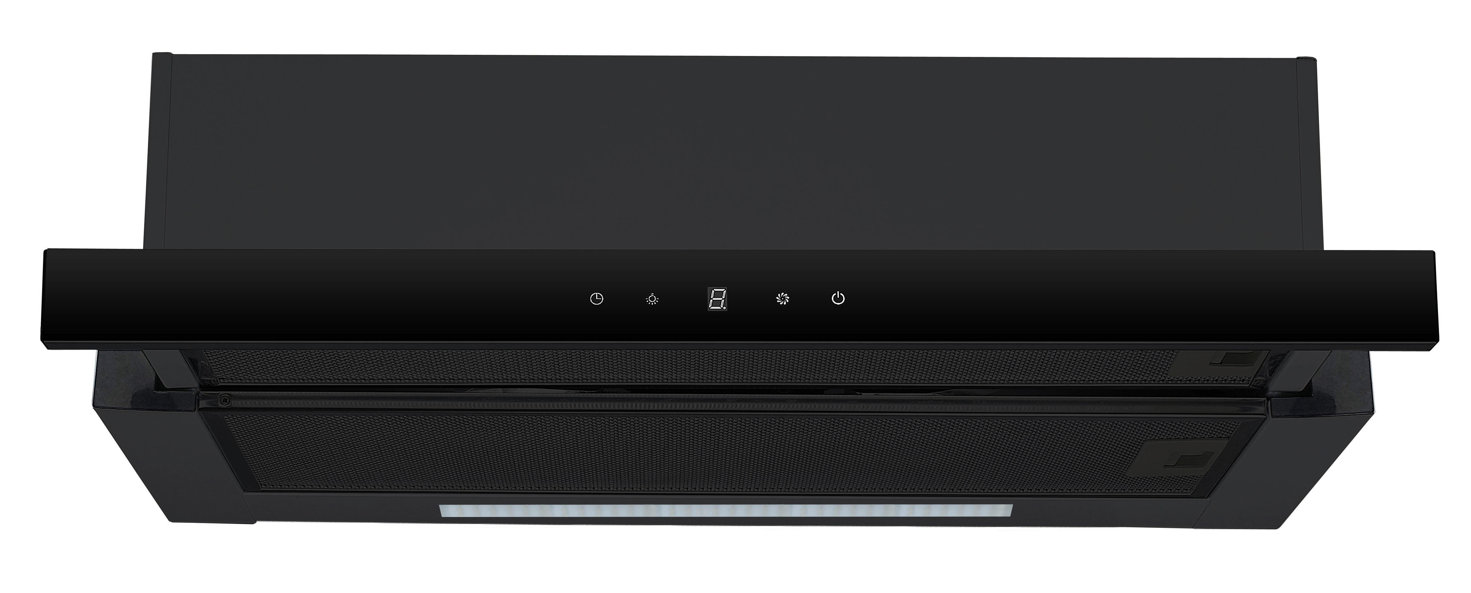 Mican Dunstabzugshaube THA300TMFSA+ schwarz Metall B/H/T: ca. 60x17,6x28 cm THA300TMFSA+ - schwarz (60,00/17,60/28,00cm) - Mican