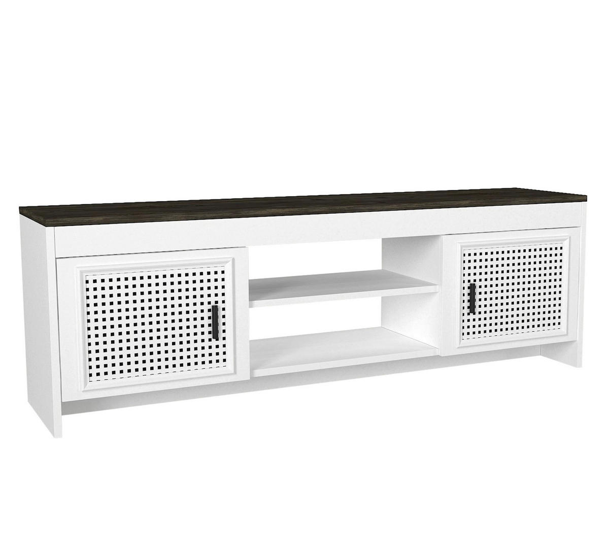 TV-Lowboard Done weiß Rebab B/H/T: ca. 150x48,2x35 cm Done - Rebab/weiß (150,00/48,20/35,00cm) - moebel17