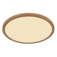 GLOBO LED-Deckenleuchte braun Opal Kunststoff H/D: ca. 2,5x42 cm SAPANA - braun/Opal (42,00/2,50cm) - GLOBO