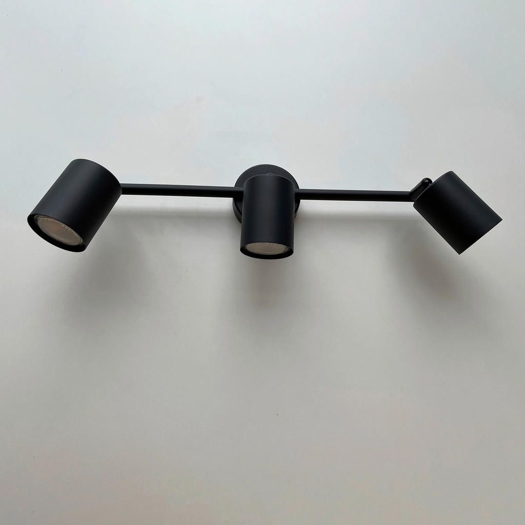 Thumbnail - Fischer & Honsel LED-Deckenleuchte 21130 schwarz Metall B/H/T: ca. 42x14x8 cm 3 Brennstellen