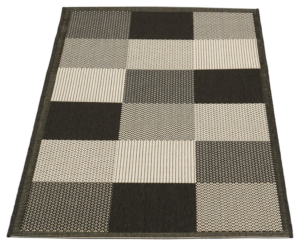 In-/Outdoor-Teppich Ambiente schwarz B/L: ca. 80x150 cm Ambiente - schwarz (80,00/150,00cm)