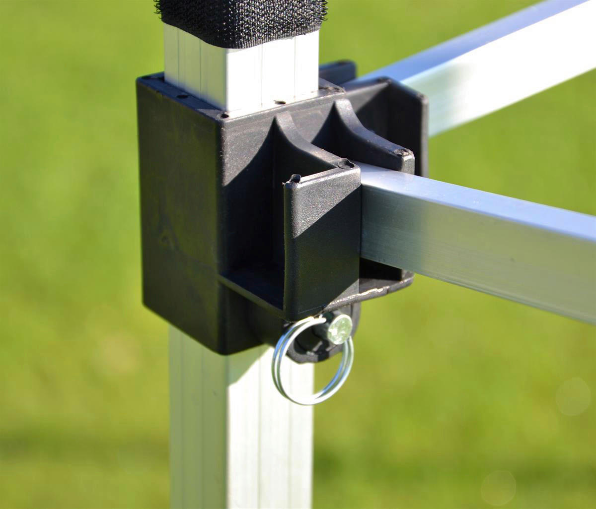 VCM Pavillon PROFI weiß Polyester-Mischgewebe B/H/L: ca. 300x220x300 cm PROFI - weiß (300,00/300,00/220,00cm) - VCM