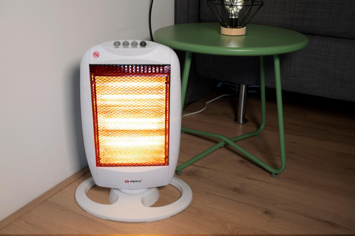 Heizlüfter weiß B/H/T: ca. 27,5x48x12,5 cm ca. 1200 W Heizlüfter_Halogen - weiß (27,50/48,00/12,50cm)