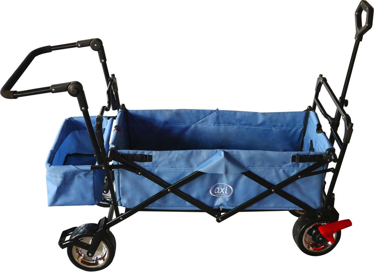 AXI Bollerwagen AB210 grau B/H/L: ca. 59x102x134 cm AB210 - grau (134,00/59,00/102,00cm) - AXI