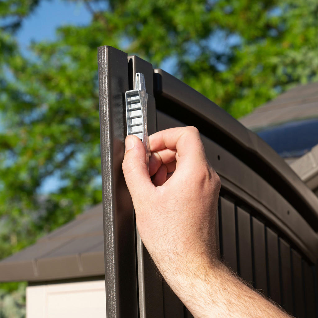 Thumbnail - Lifetime Gartenhaus Garten-Villa Lichtgrau B/H/L: ca. 457x244x244 cm