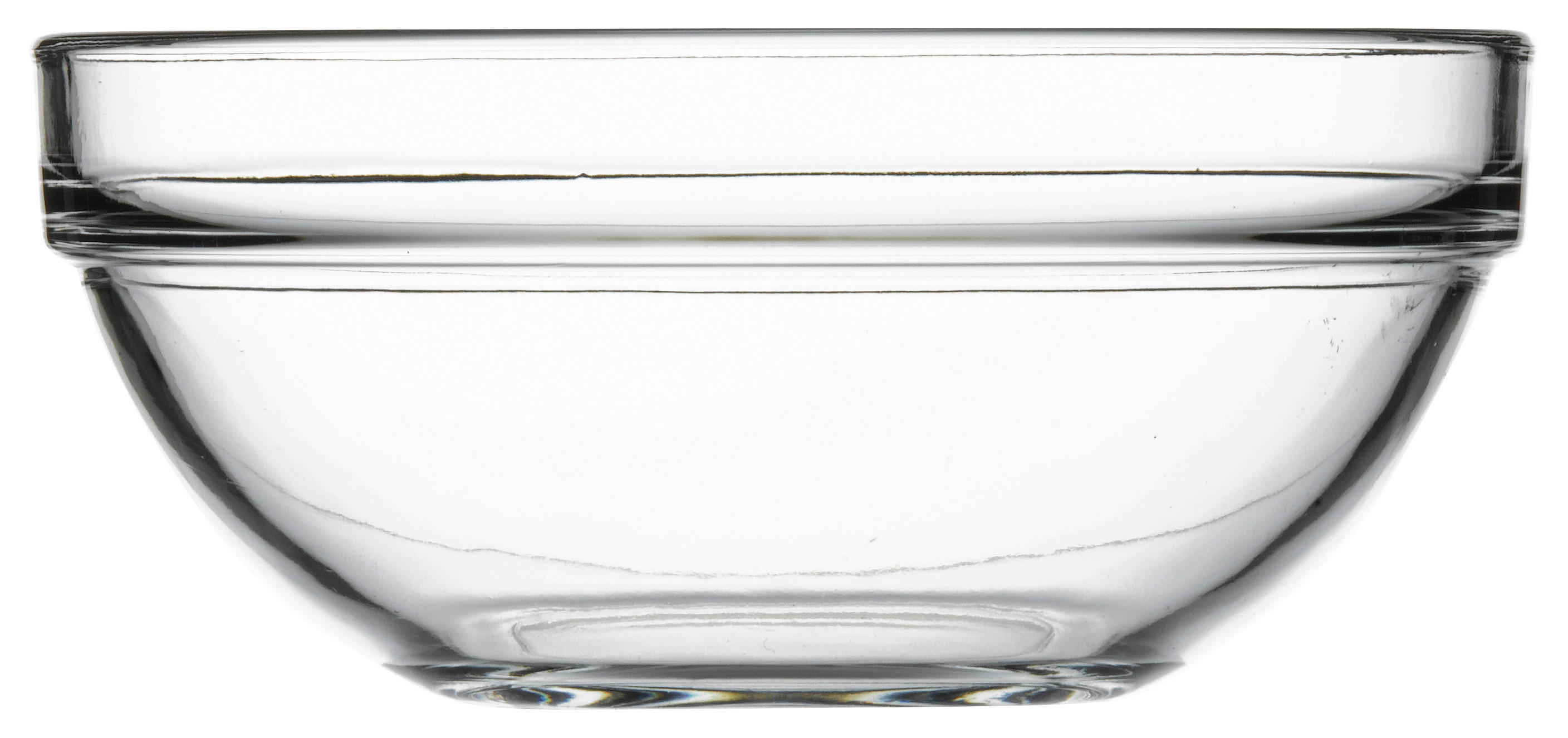 van Well Schale transparent Glas