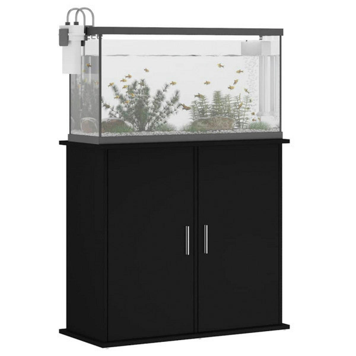 VidaXL Aquariumständer Aquariumständer - schwarz (81,00/73,00/36,00cm) - VidaXL