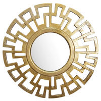 Wandspiegel gold Metall T/D: ca. 2,5x60 cm Wandspiegel - gold (60,00cm) - Wohnling