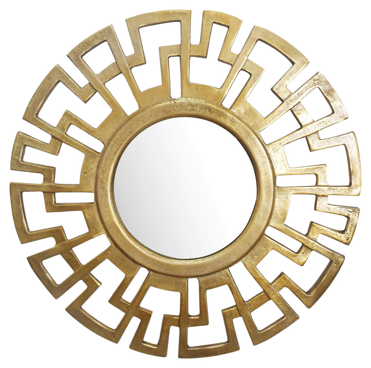 Wandspiegel gold Metall T/D: ca. 2,5x60 cm Wandspiegel - gold (60,00cm) - Wohnling