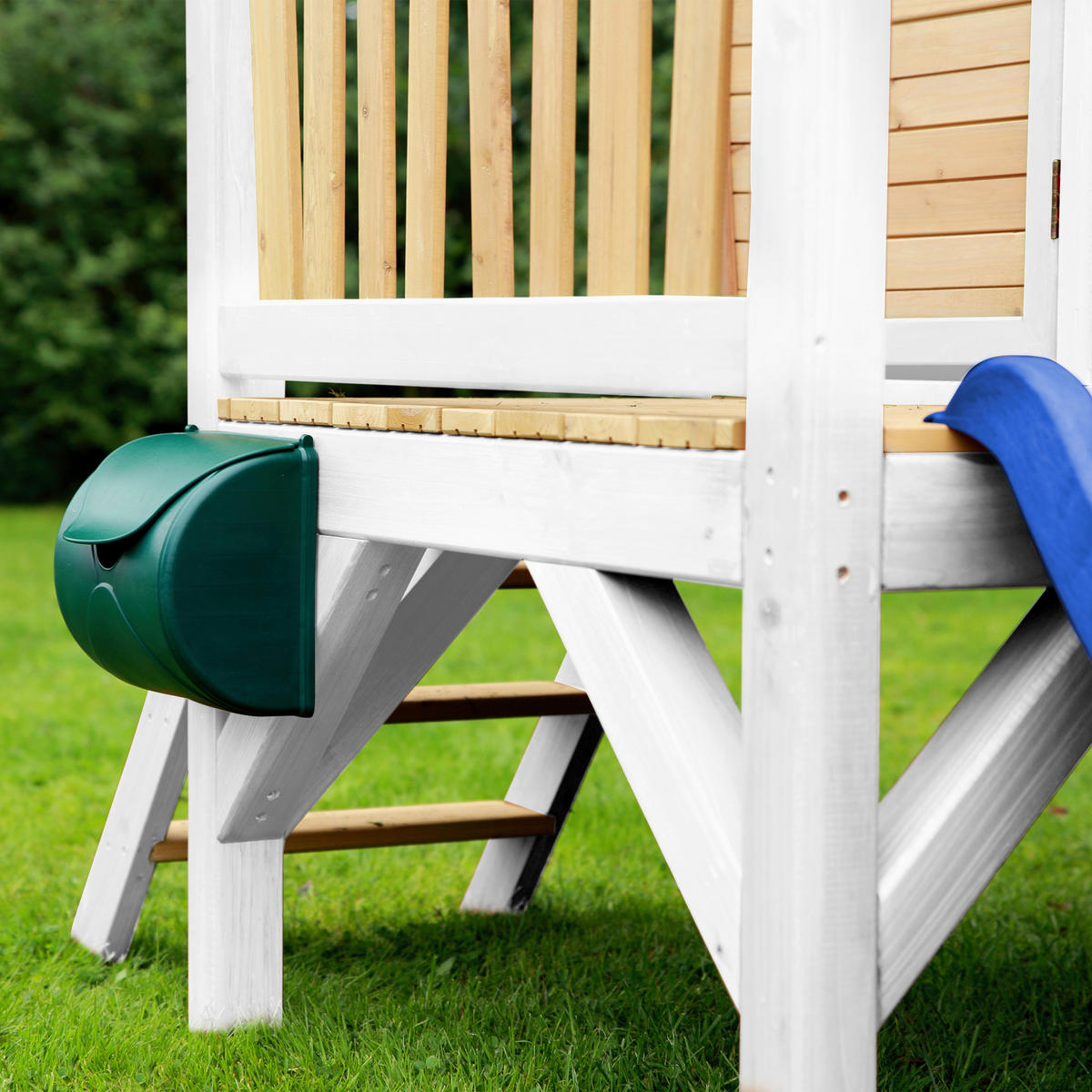 AXI Spielhaus Robin blau B/H/L: ca. 264x203x177 cm Robin - blau/braun (177,00/264,00/203,00cm) - AXI