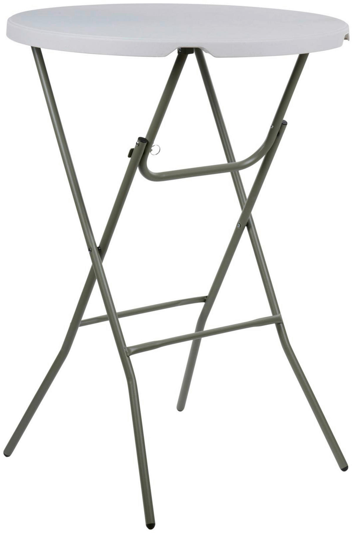 Stehtisch weiß Kunststoff Stehtisch 80 x 110 cm - weiß
