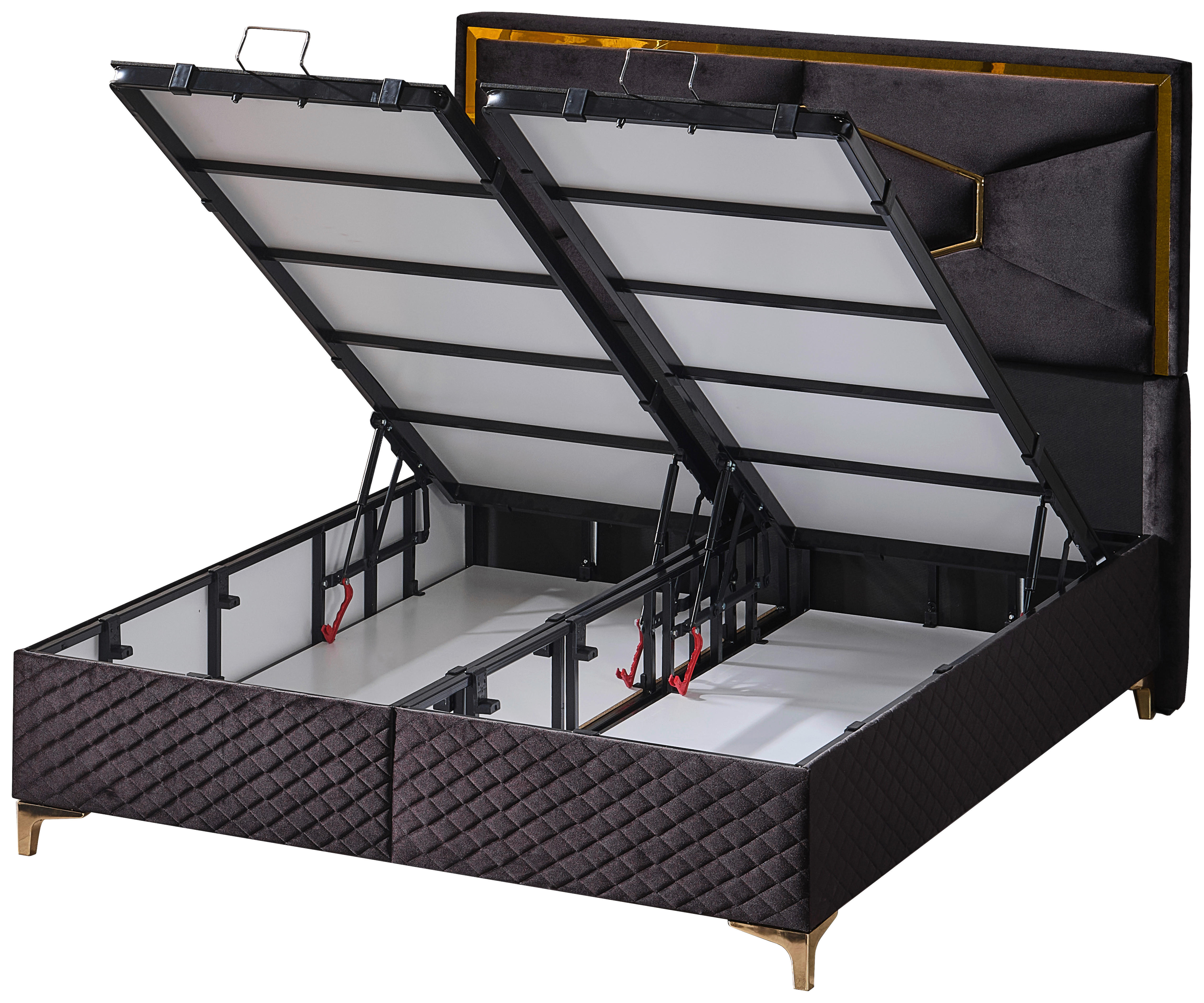 Thumbnail - Polsterbett Tommy schwarz