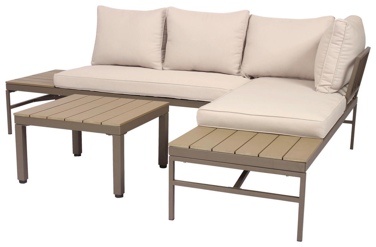 Gartensitzgruppe Nina natur Polyester Nina - natur