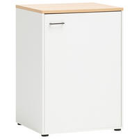 Unterschrank Solea weiß matt Eiche hell Nachbildung B/H/T: ca. 95,8x67,1x60 cm Solea - Eiche/weiß (95,80/67,10/60,00cm) - Schildmeyer