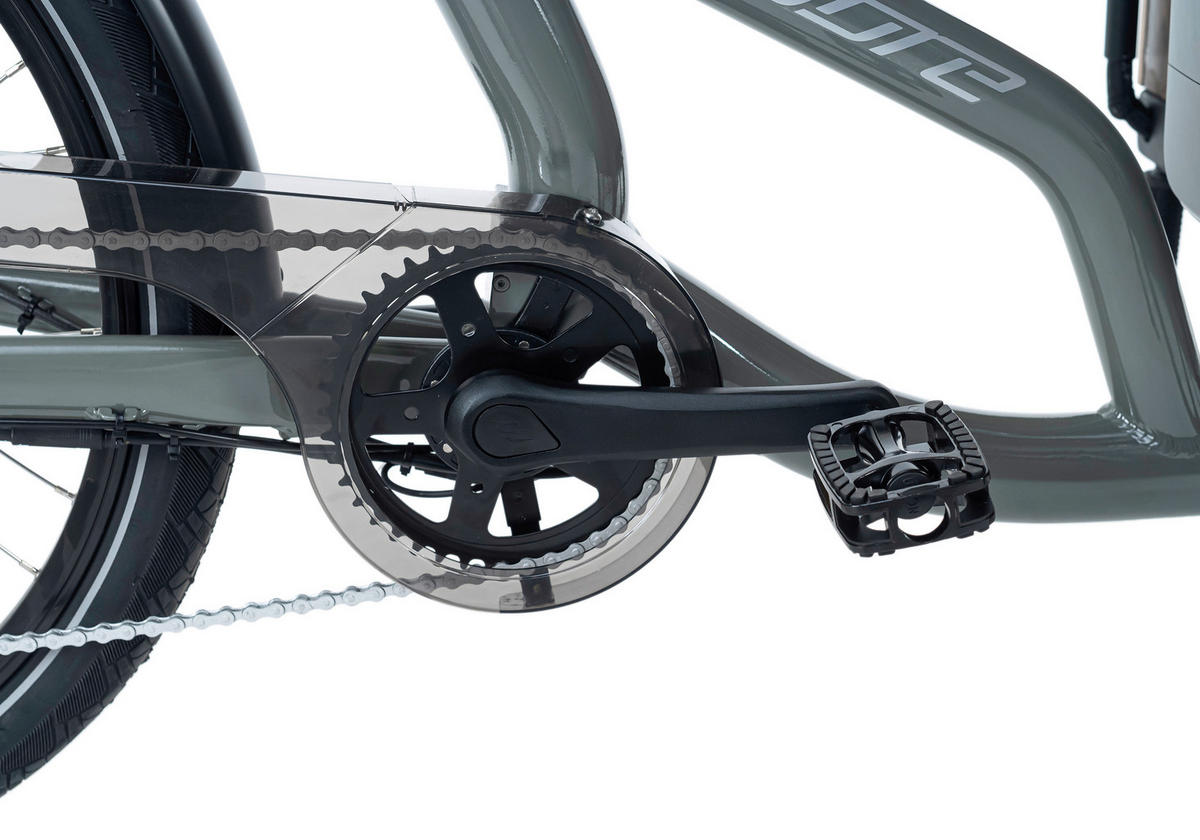 Adore E-Bike Urban Deluxe 259E 24 Zoll Rahmenhöhe 56 cm 7 Gänge grau grau ca. 250 W ca. 24 Zoll Urban Deluxe - grau - Adore