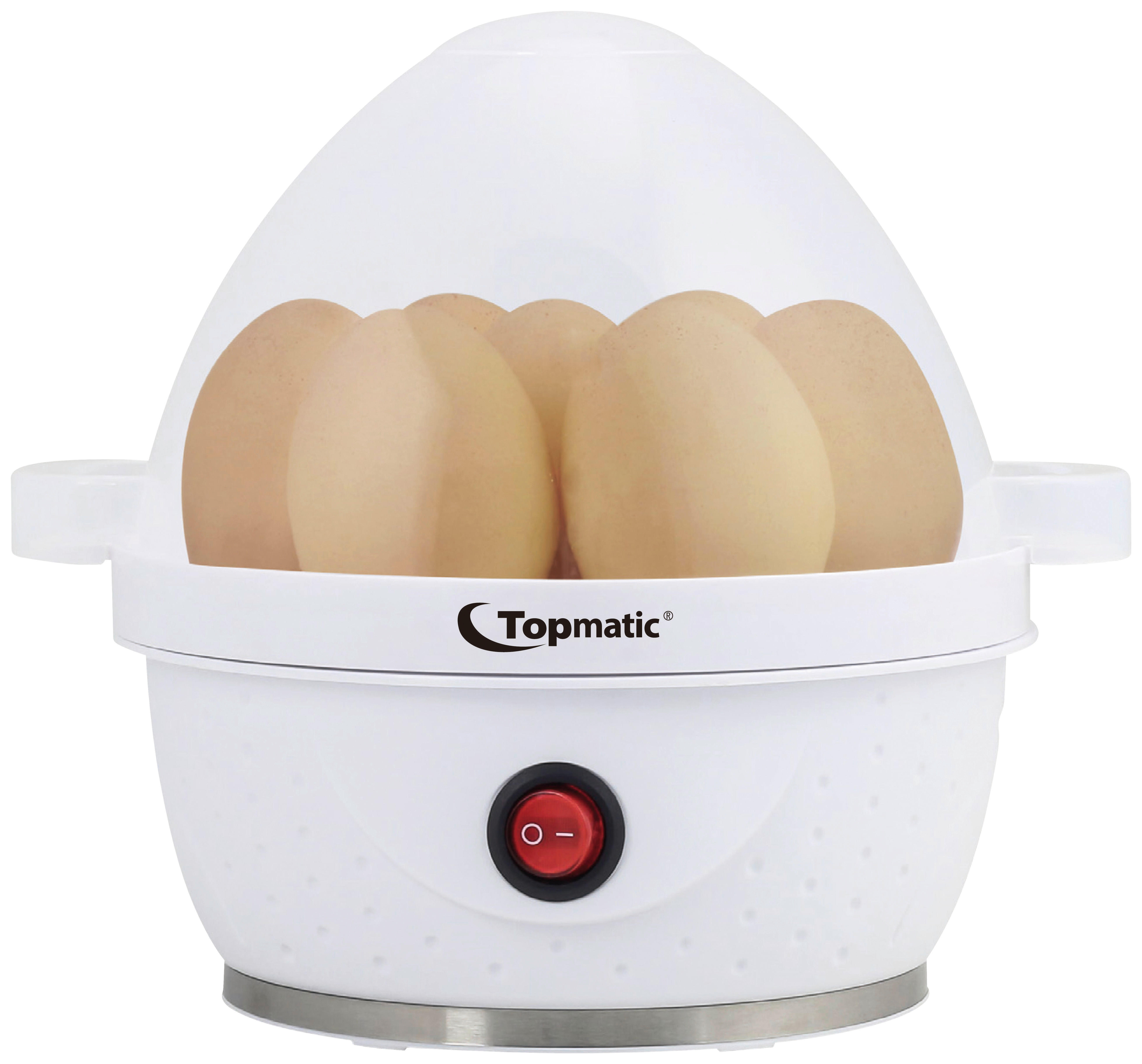 Topmatic Eierkocher EK-380.1 weiß Kunststoff Eierkocher EK-380.1 - weiß - Topmatic