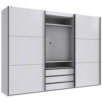 Schwebetürenschrank Magic weiß B/H/T: ca. 300x216x65 cm Magic - weiß/schwarz (300,00/216,00/65,00cm)