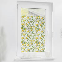 LICHTBLICK Fensterfolie Limone  Limone gelb grün B/L: ca. 50x50 cm Limone - gelb/grün (50,00/50,00cm) - LICHTBLICK